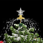 HKH Árvore de Natal com Neve Base Formato Guarda - Chuva - Verde