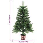 HKH Árvore de Natal Artificial Agulhas Realistas - Verde
