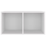 HKH Caixa para Discos Vinil - 71x34x36 Cm - Branco