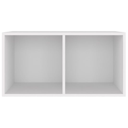 HKH Caixa para Discos Vinil - 71x34x36 Cm - Branco