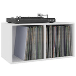 HKH Caixa para Discos Vinil - 71x34x36 Cm - Branco