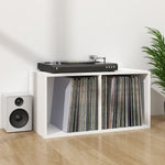 HKH Caixa para Discos Vinil - 71x34x36 Cm - Branco