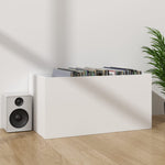 HKH Caixa para Discos Vinil - 71x34x36 Cm - Branco