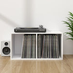 HKH Caixa para Discos Vinil - 71x34x36 Cm - Branco