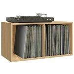 HKH Caixa Discos Vinil em Carvalho Sonoma - 71x34x36cm