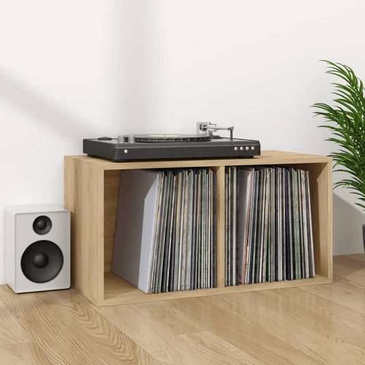 HKH Caixa Discos Vinil em Carvalho Sonoma - 71x34x36cm