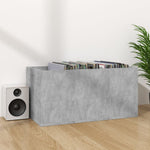 HKH Caixa Discos Vinil em Cimento - 71x34x36 Cm - Cinza