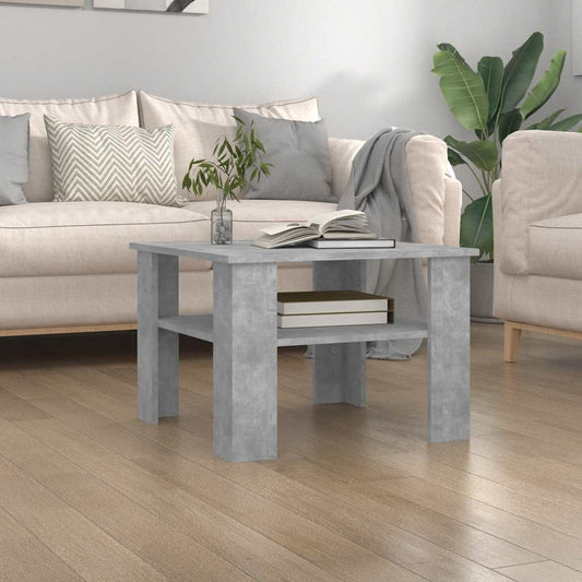 Mesa de centro HKH en derivados de madera y cemento - Gris