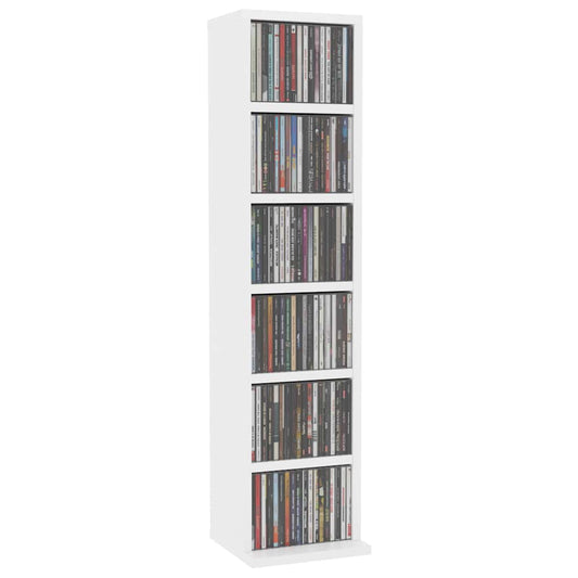 HKH Armário para CD - 21x20x88 Cm - Branco