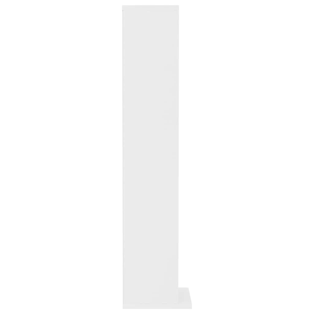 HKH Armario para CD - 21x20x88 Cm - Blanco