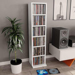 HKH Armario para CD - 21x20x88 Cm - Blanco
