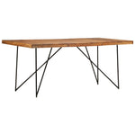 HKH Mesa de Jantar Madeira de Maciça em Acácia