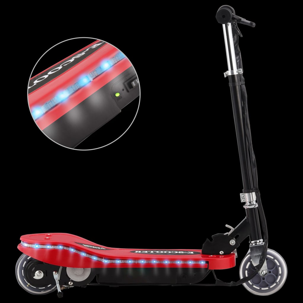 HKH Trotinete Elétrica com LED's 120 W - Vermelho