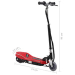 Patinete eléctrico HKH con LED de 120 W - Rojo