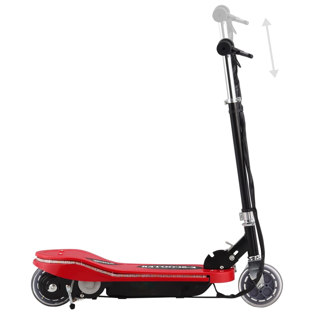 Patinete eléctrico HKH con LED de 120 W - Rojo