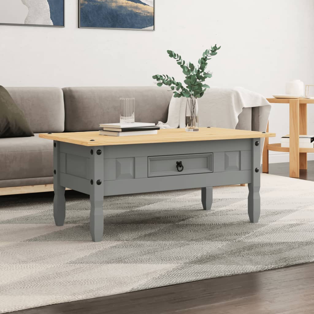 Mesa de Centro Corona de Pino Mexicano HKH - Gris