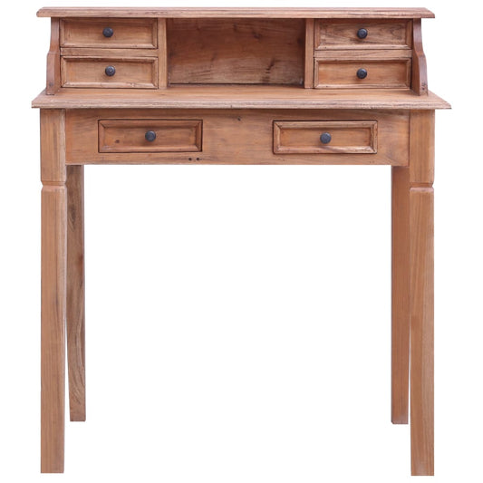 HKH Escritorio con Cajones Madera de Caoba en Madera Maciza