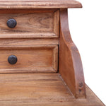 HKH Escritorio con Cajones Madera de Caoba en Madera Maciza