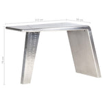 HKH Secretária Aviador Metal Prateado