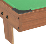 HKH Mini Mesa de Bilhar 92x52x19 cm - Castanho e Verde