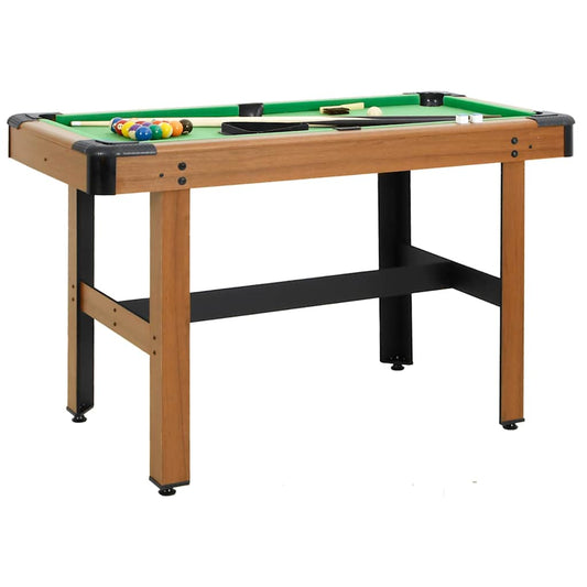 HKH Mesa de Billar 122x61x76 cm - Marrón