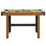 HKH Mesa de Billar 122x61x76 cm - Marrón