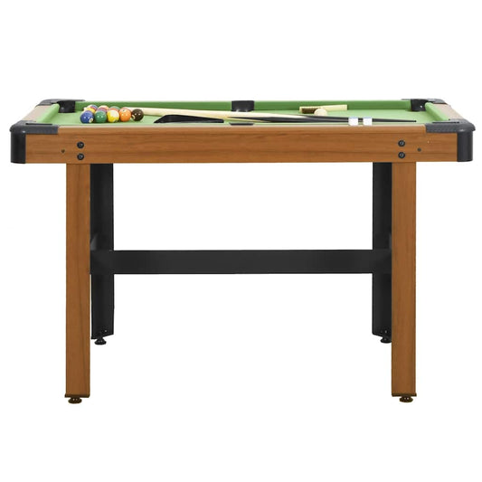 HKH Mesa de Billar 122x61x76 cm - Marrón