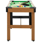 HKH Mesa de Billar 122x61x76 cm - Marrón