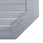 HKH Mesa de Varanda Dobrável 90x50x74 Cm Madeira de Acácia Maciça - Cinzento