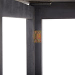 HKH Mesa de Varanda Dobrável 90x50x74 Cm Madeira de Acácia Maciça - Cinzento