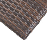 HKH Mesa de Centro 50x50x47 Cm Vime Pe Castanho - Marrom