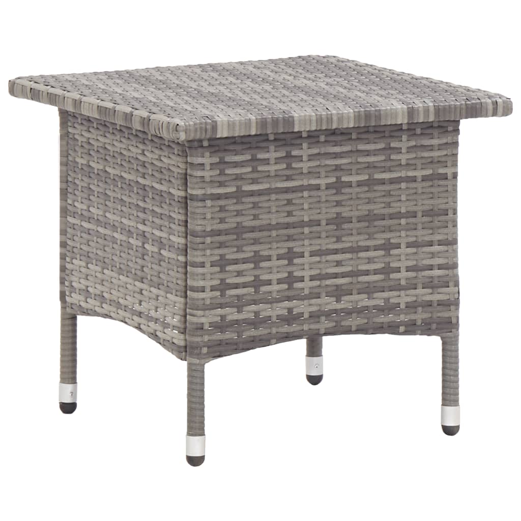 HKH Mesa de Centro 50x50x47 Cm Vime Pe - Cinzento