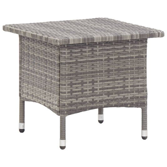 HKH Mesa de Centro 50x50x47 Cm Vime Pe - Cinzento