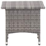 HKH Mesa de Centro 50x50x47 Cm Vime Pe - Cinzento