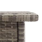 HKH Mesa de Centro 50x50x47 Cm Vime Pe - Cinzento
