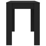 HKH Mesa de Jantar em Derivados de Madeira - Preto