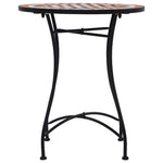 HKH Mesa Bistrô em Mosaico 60 Cm Cerâmica Castanho - Marrom