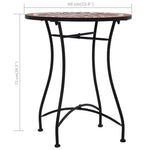 HKH Mesa Bistrô em Mosaico 60 Cm Cerâmica Castanho - Marrom