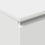 HKH Aparador em Madeira Processada com 4 Gavetas 60 X 35 X 98,5 Cm - Branco