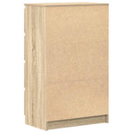 HKH Cómoda de Madera Procesada con 4 Cajones 60 X 35 X 98,5 Cm - Roble Sonoma