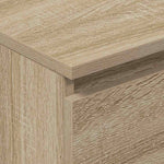HKH Cómoda de Madera Procesada con 4 Cajones 60 X 35 X 98,5 Cm - Roble Sonoma
