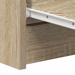 HKH Cómoda de Madera Procesada con 4 Cajones 60 X 35 X 98,5 Cm - Roble Sonoma