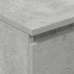 HKH Cómoda de Madera Procesada con 4 Cajones 60 X 35 X 98,5 Cm - Gris Cemento
