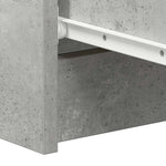 HKH Cómoda de Madera Procesada con 4 Cajones 60 X 35 X 98,5 Cm - Gris Cemento