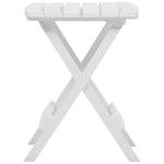 HKH Mesa de Jardim Dobrável 45,5x38,5x50 Cm - Branco