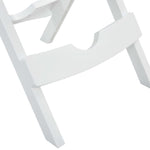 HKH Mesa de Jardim Dobrável 45,5x38,5x50 Cm - Branco