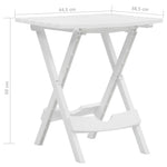 HKH Mesa de Jardim Dobrável 45,5x38,5x50 Cm - Branco