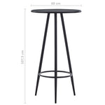 HKH Mesa de Bar em MDF - Preto