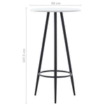 HKH Mesa de Bar em MDF - Branco
