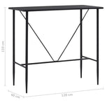HKH Mesa de Bar em MDF - Preto